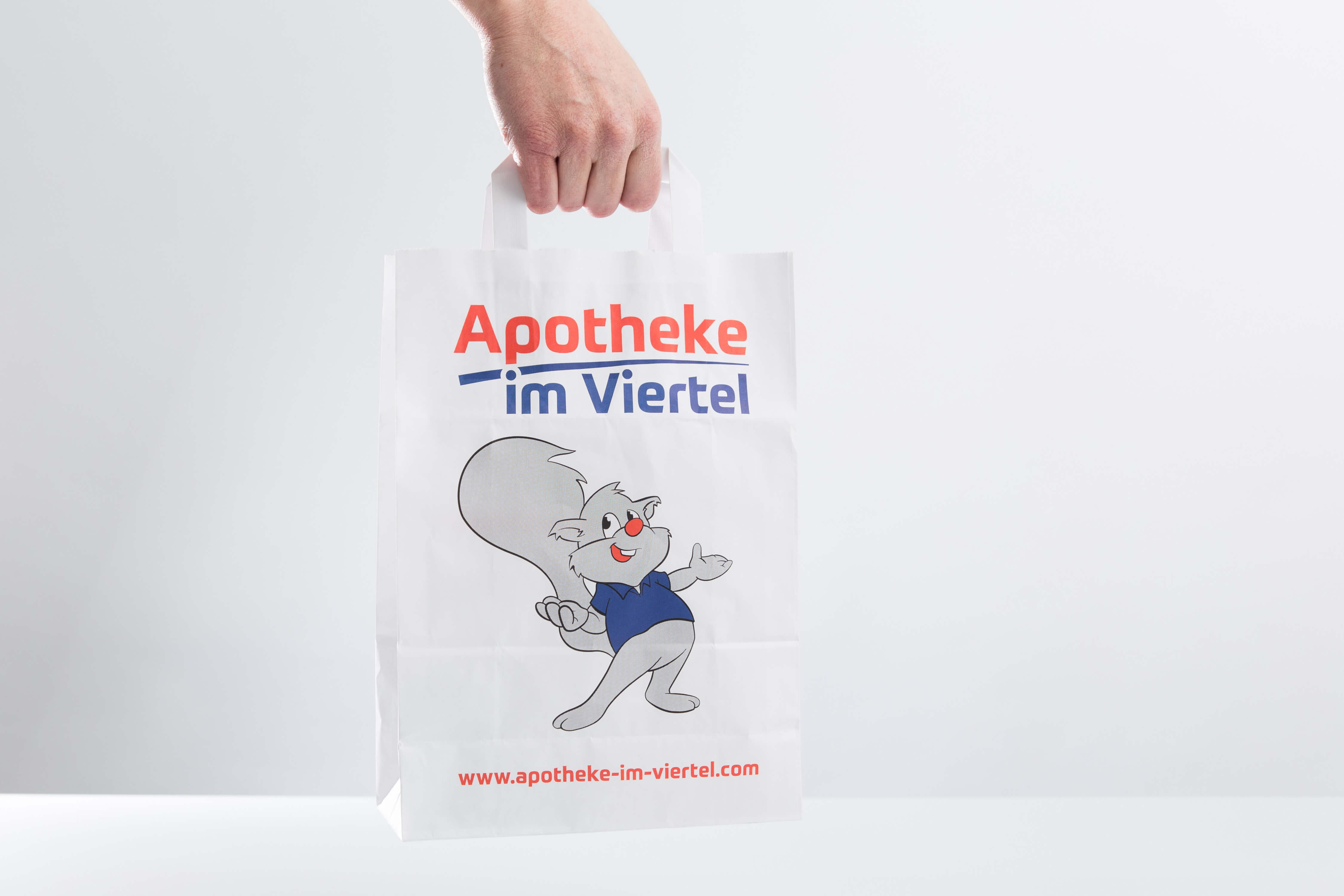 Apotheke im Viertel Papiertüte