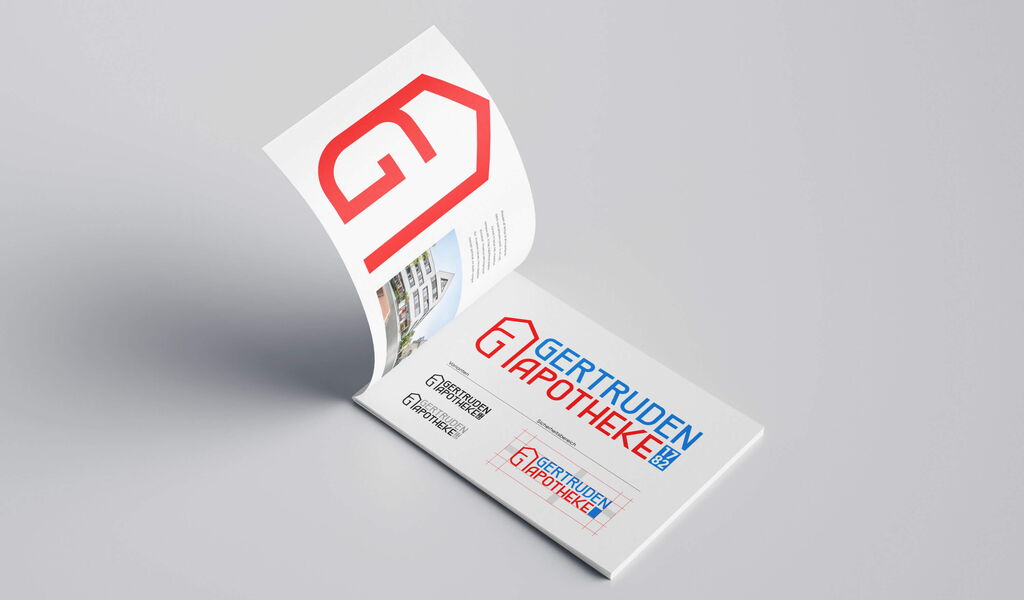 Mockup des Logos der Gertruden Apotheke