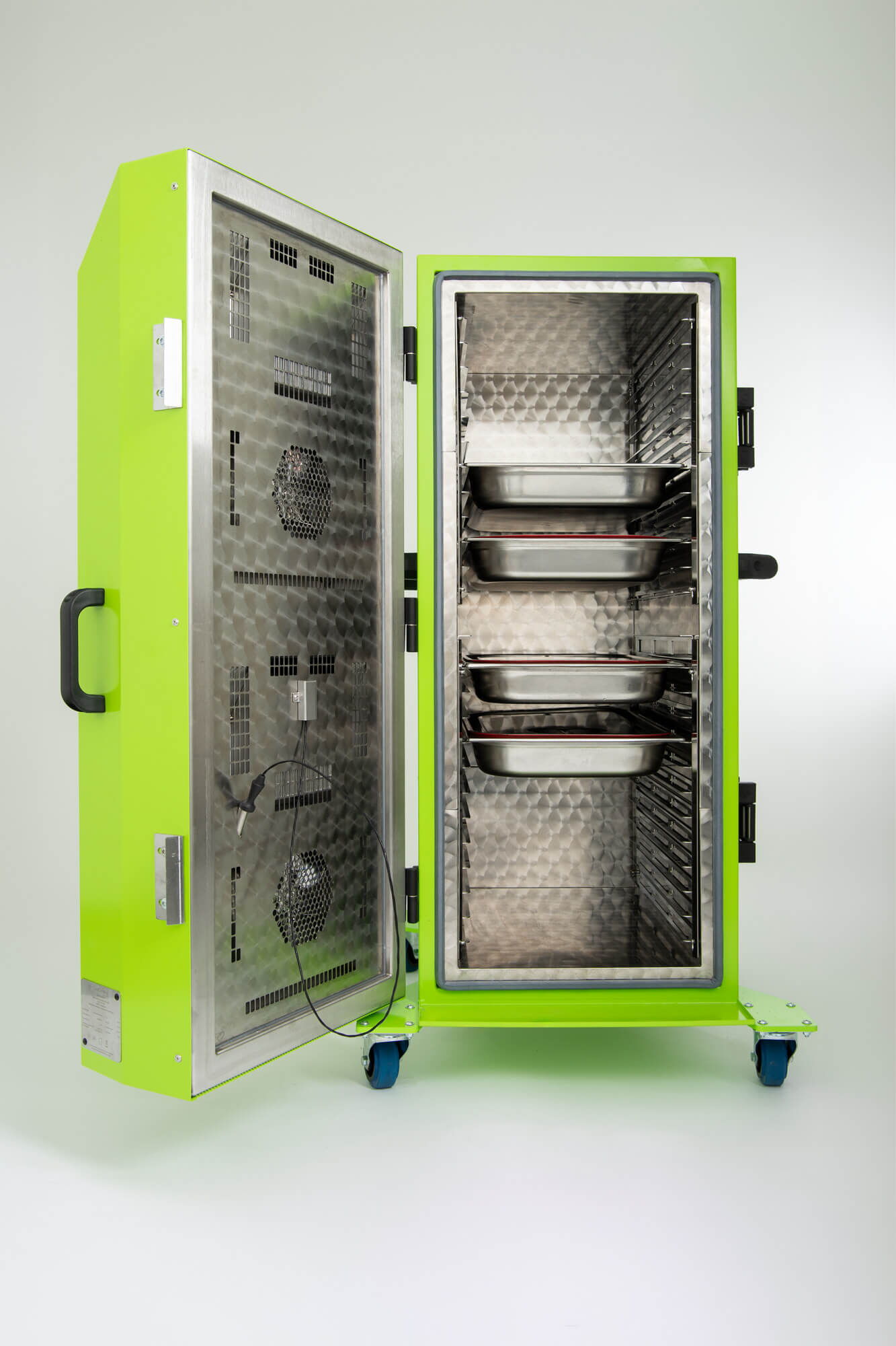 geöffnete Greenbox Hummer Catering