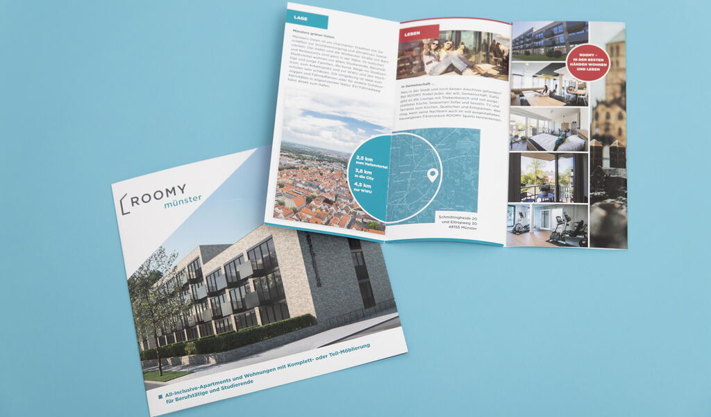 Roomy Münster Exposé/Info-Flyer