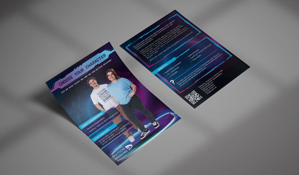 Flyer Ausbildung bei Kanzleigruppe Woltsche Brieskorn