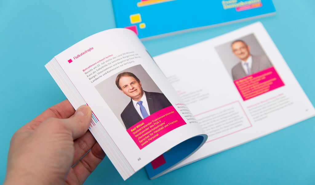 Innenseiten der FDP Broschüre